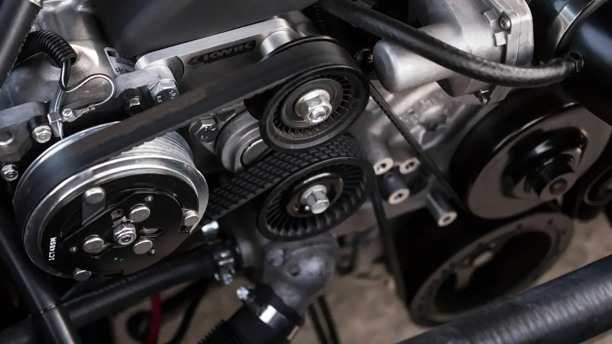 Motor de un coche